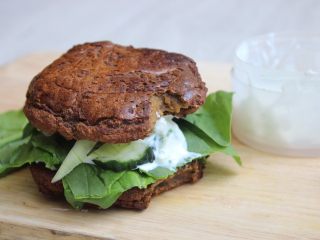 22、健康素食汉堡,太好吃了????