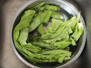 2、蚝油油麦菜,油麦菜洗净