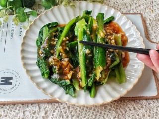 18、蚝油油麦菜,准备开吃