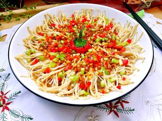 31、我爱蒜蓉系列➕蒜蓉粉丝金针菇,成品