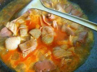 10、四川毛血旺,毛肚烫一分钟就行了