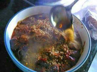 14、四川毛血旺,烧两勺热油淋上去