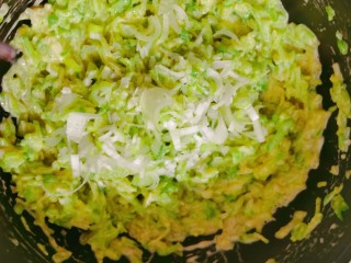 17、萝卜丸子,搅拌均匀