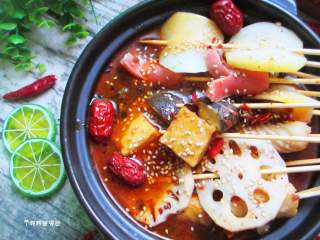 16、钵钵鸡,蔬菜和肉类可根据自己的喜好选择