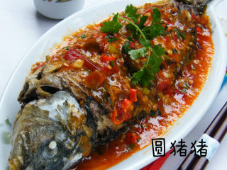 9、四川豆瓣鱼,成品