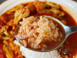 13、开胃番茄花菜,拌米饭真的是绝了！