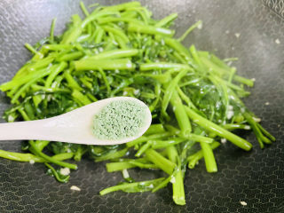 13、蒜蓉空心菜,蔬之鲜调味