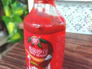 5、茄汁有机菜花,取番茄沙司