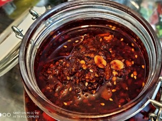 39、鲜辣香菇鸡肉酱 炒菜下饭好帮手,装瓶，冷藏可以保存小半年。