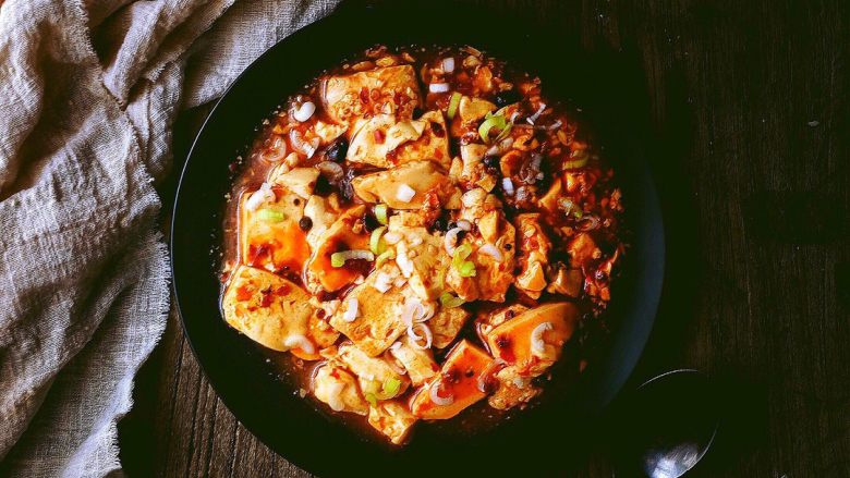 麻婆豆腐十分钟无油健康版