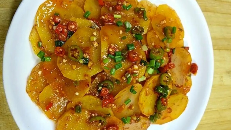 凉拌香辣土豆片