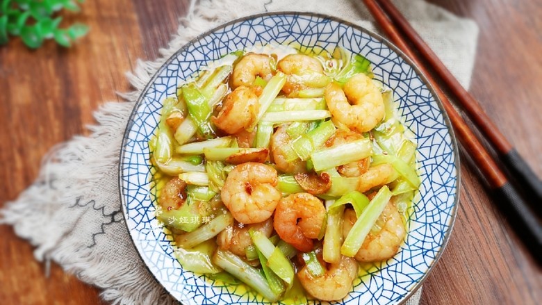 韭黄炒虾仁