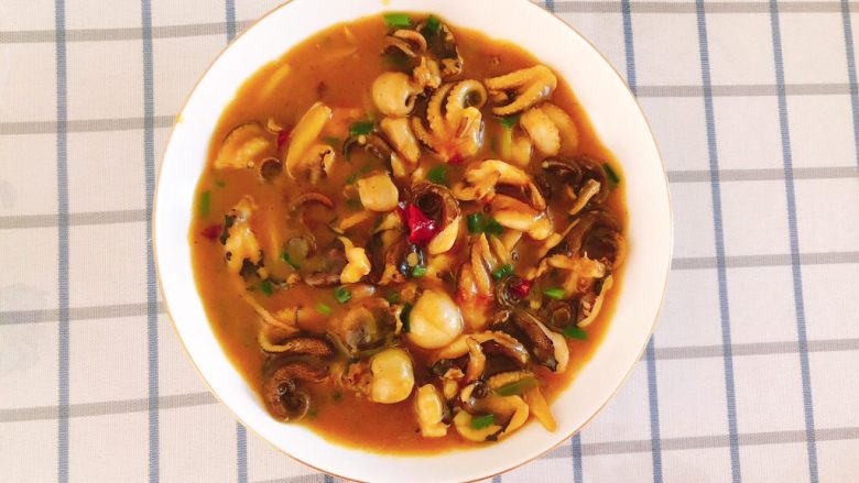 辣味咖喱小章鱼八爪鱼