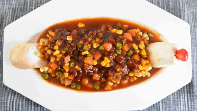 大厨教你做素斋馆里的松鼠桂鱼简单美味