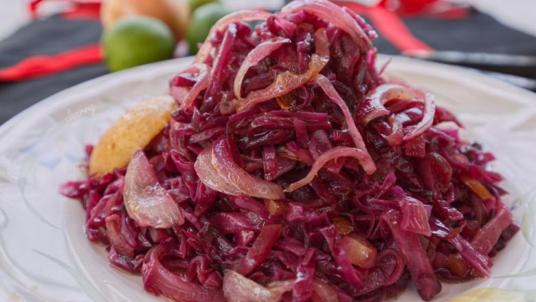 酸味焗烤洋葱紫甘蓝