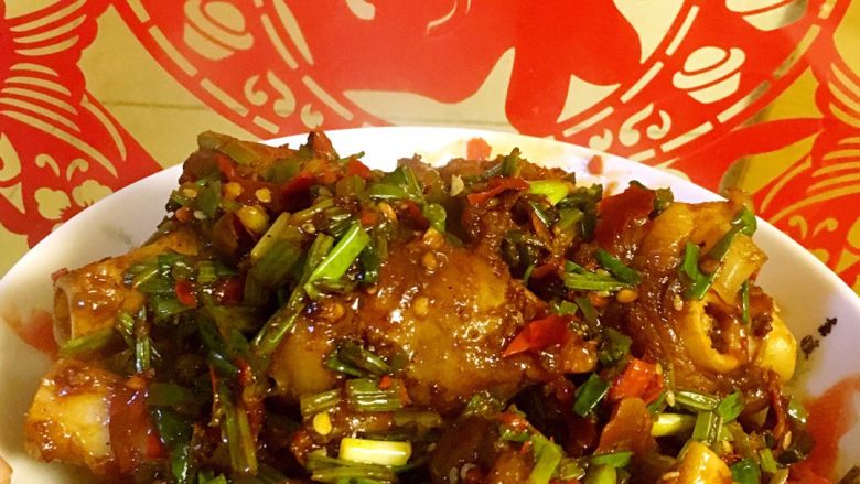 年夜饭红烧猪蹄