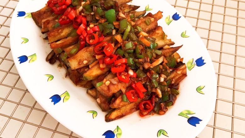 家常蚝汁烧茄子