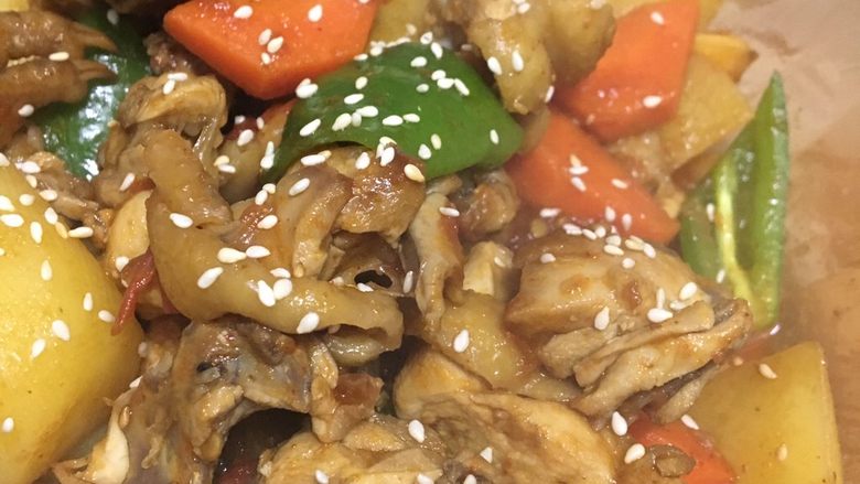 新疆辣辣地大盘鸡