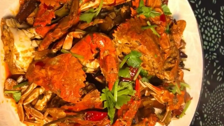 麻辣啤酒香焖蟹