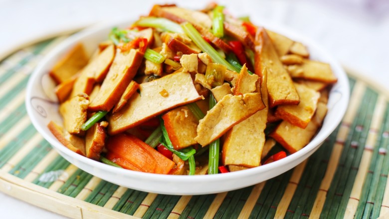 家常菜芹菜香干