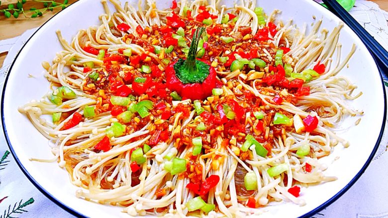 我爱蒜蓉系列蒜蓉粉丝金针菇