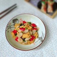 杏鲍菇炒鸡蛋