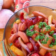 无肉不欢+红酒煨小红肠