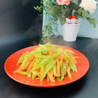 芹菜炒胡萝卜