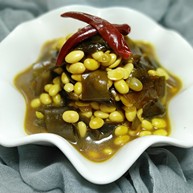 黄豆炖海带