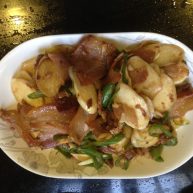 四川坛子肉炒茭白