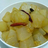 厨房挑战＋素菜＋素烧冬瓜