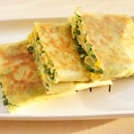 菜煎饼韭菜鸡蛋馅
