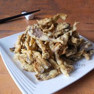 干炸蘑菇