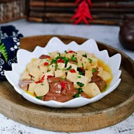 鸭血烧豆腐