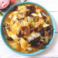 耗油木耳炒白菜