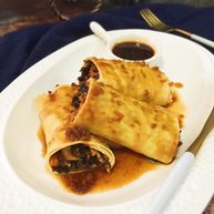 健康素食之豆腐皮卷素菜