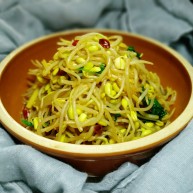 香辣黄豆芽