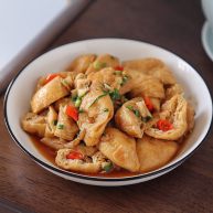 红烧油豆腐
