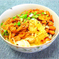 消暑开胃怪味凉拌面