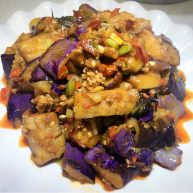 年夜饭红烧豆瓣酱茄子