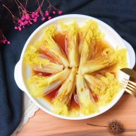 花开富贵味极鲜黄芽菜