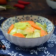 厨房挑战+素菜+清炒莴笋片