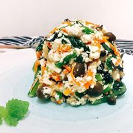 日式蔬菜拌豆腐