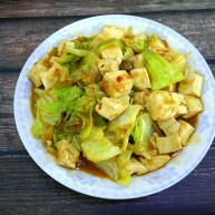 包菜烧豆腐