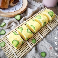 酷夏里的小清新——青瓜厚蛋烧