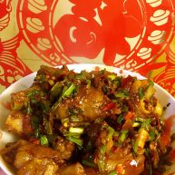 年夜饭红烧猪蹄