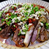 低脂系清蒸油泼茄条