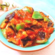 番茄炒茄子