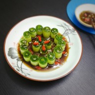 凉拌黄瓜卷