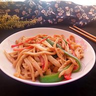 蚝油双椒手撕杏鲍菇